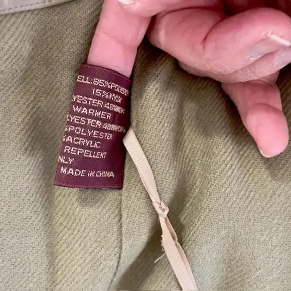 Cianni Cellini Beige Belted Trench Coat Men 38 Short Classic Tailored Outerwear - Picture 5 of 16